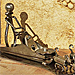 Le traineau - Sculpture métalique (2012)