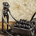 Le mineur - Sculpture réalisée avec un vieil outil (2011)